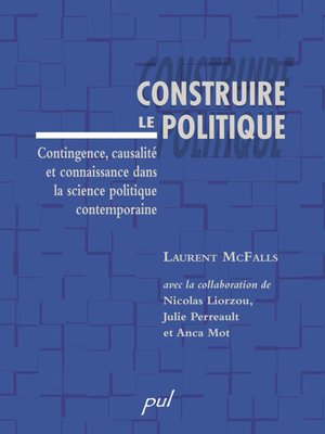 cover image of Construire le politique
